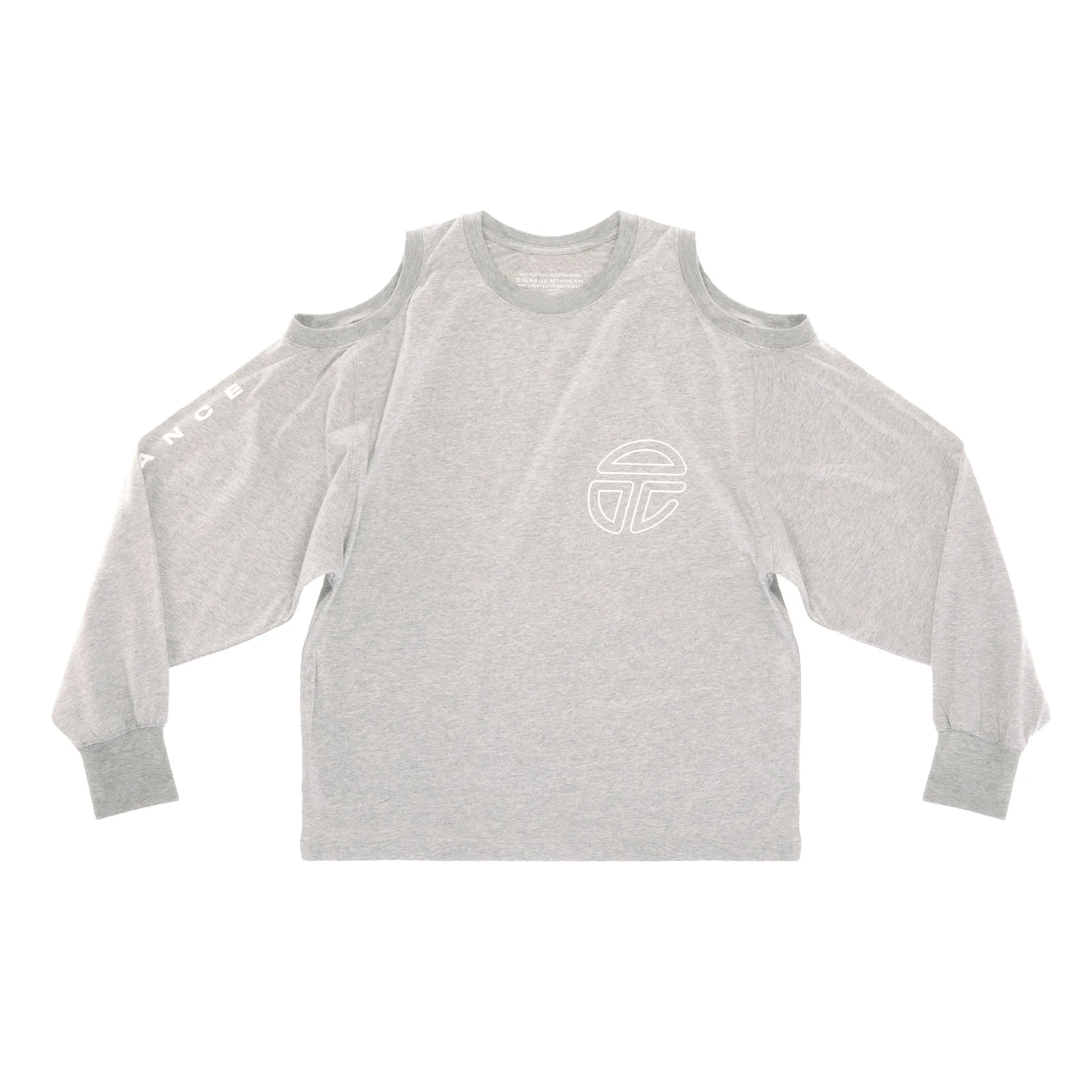 Triple Long Sleeve T - Heather Grey sold by Telfar product image thumbnail 2