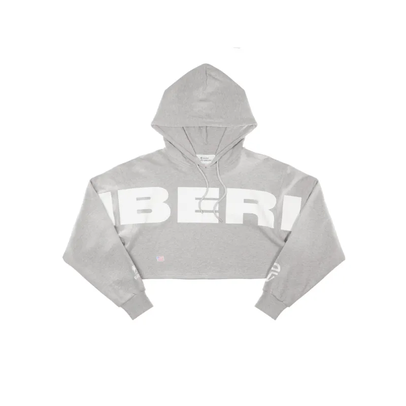 Crop Hoodie - Liberia Grey sold by Telfar