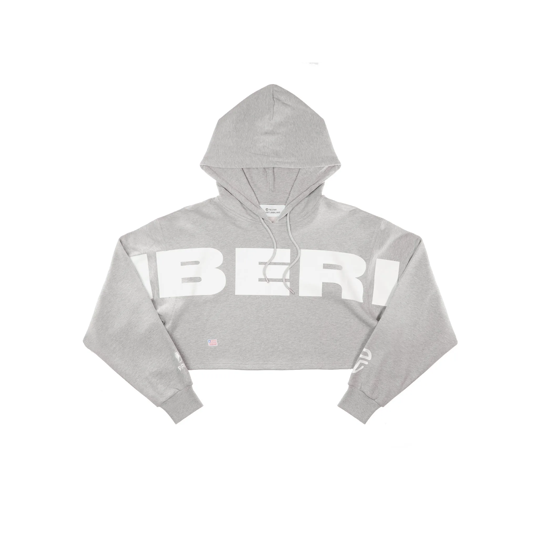 Crop Hoodie - Liberia Grey sold by Telfar