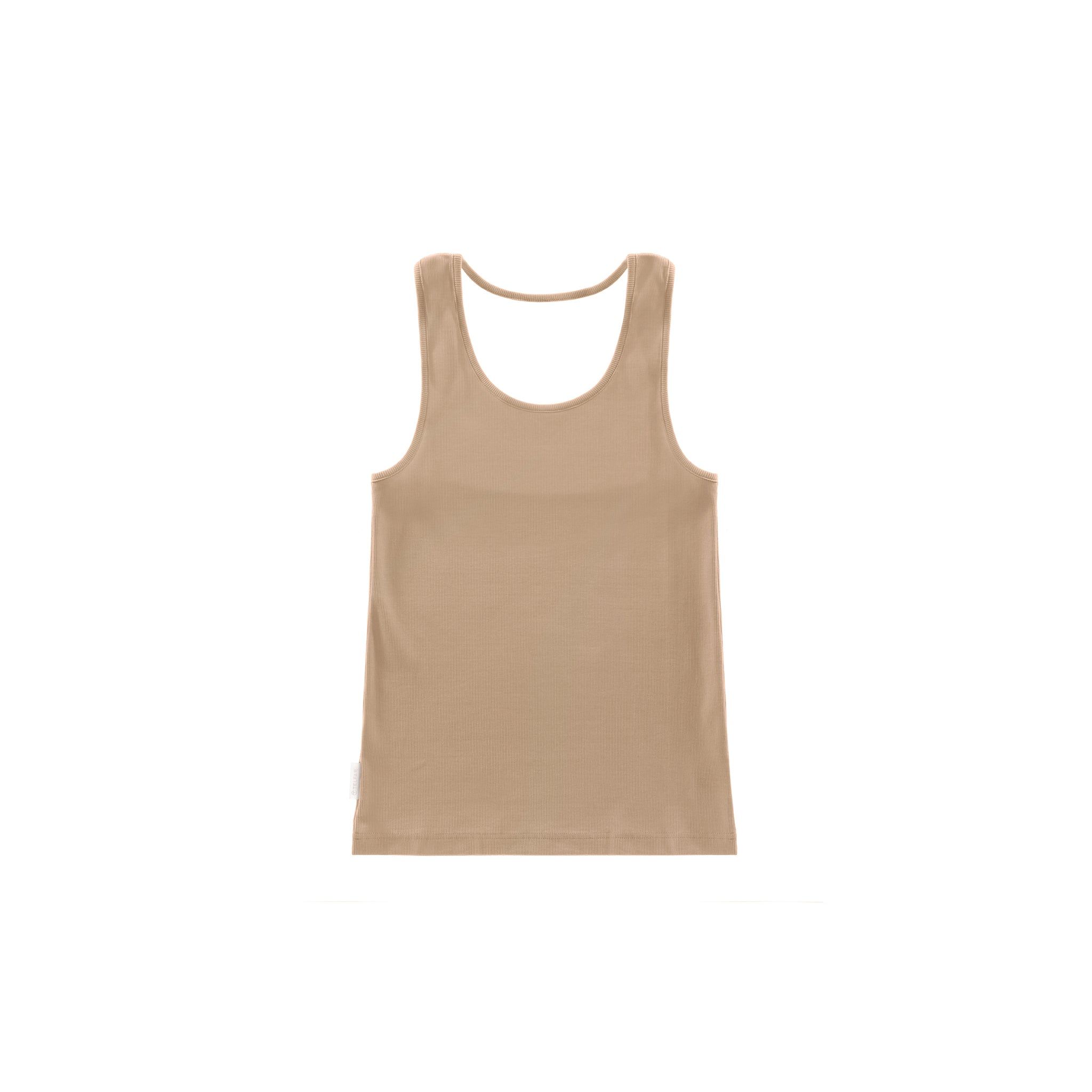 Halter Tank - Cream sold by Telfar