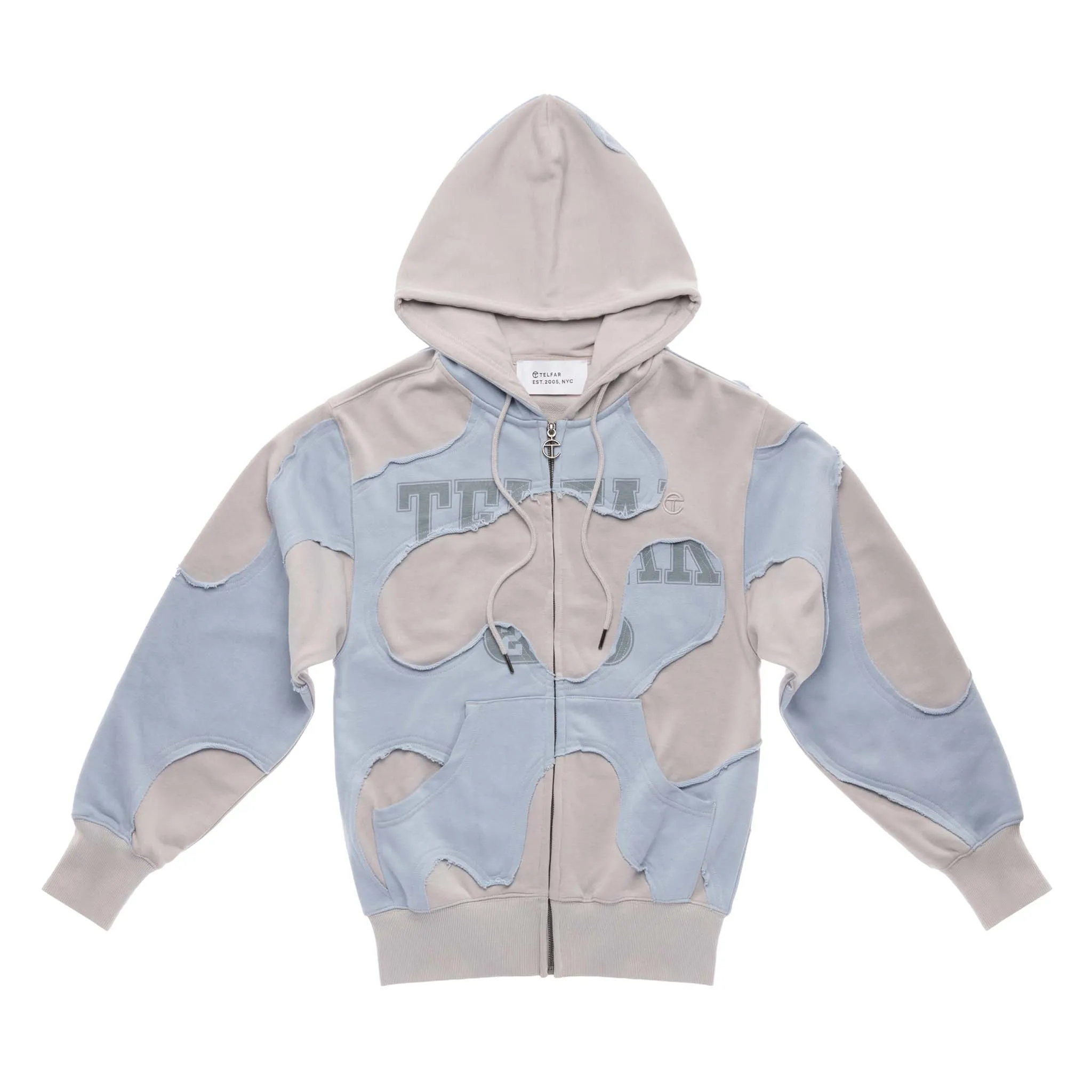 Camo Hoodie Blue/Bone Parallel