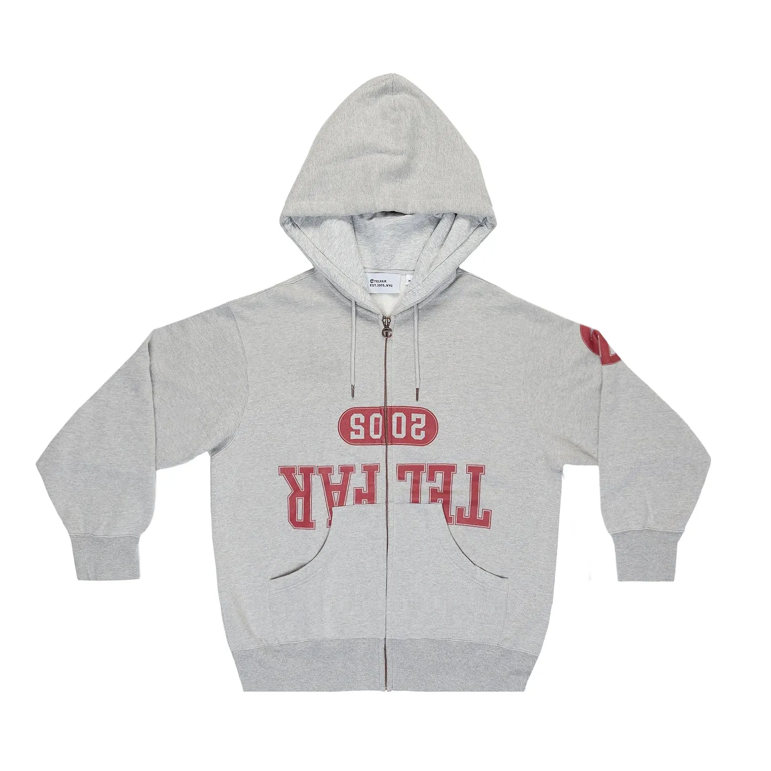 Zip-up Hoodie - Heather Grey sold by Telfar