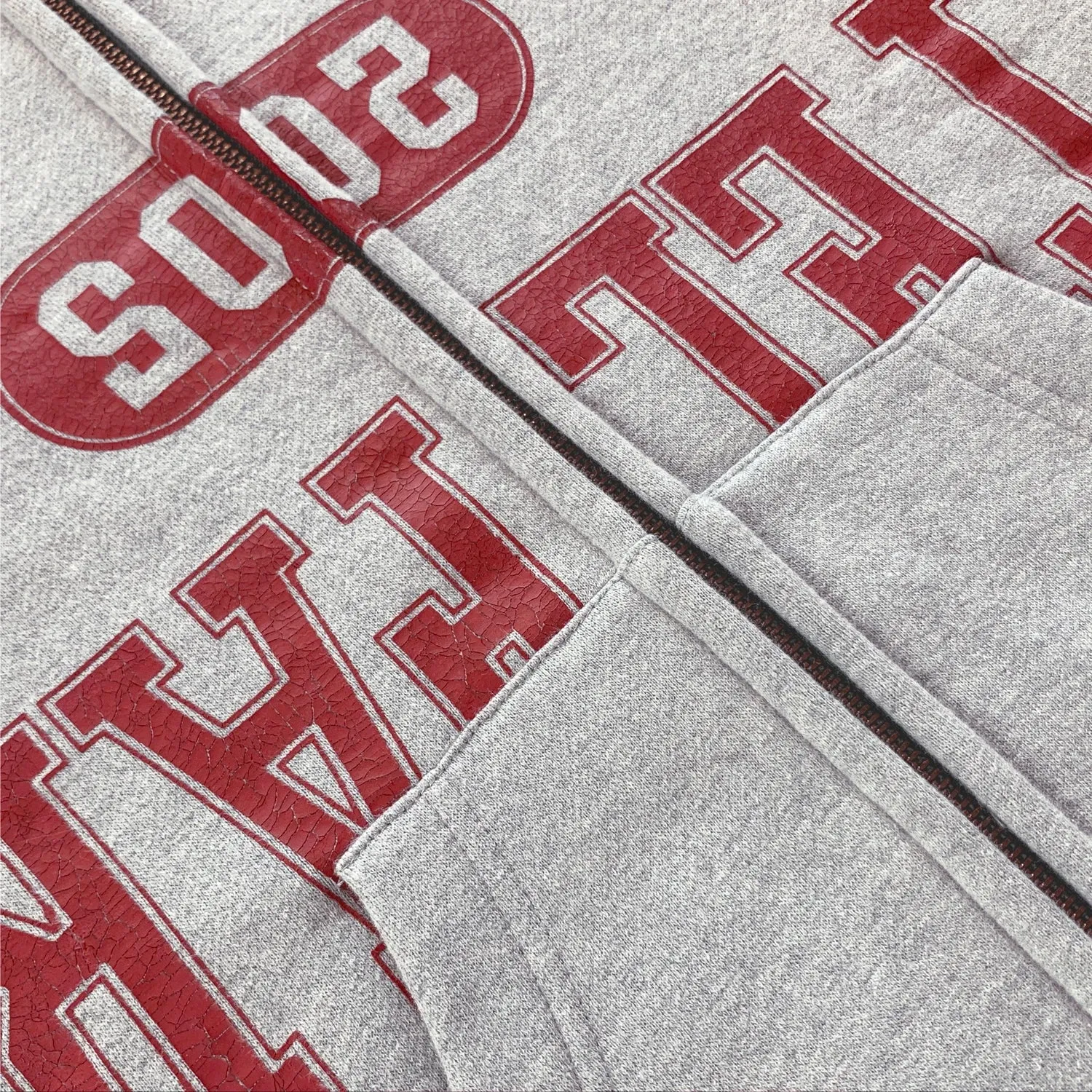 Zip-up Hoodie - Heather Grey sold by Telfar product image thumbnail 3