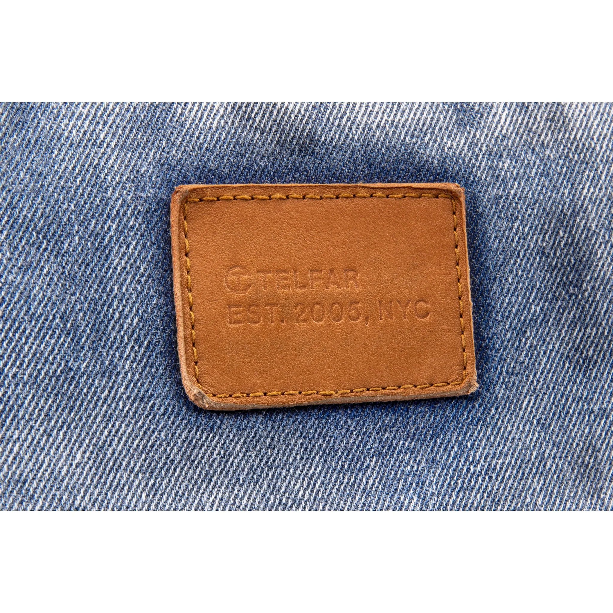 Medium Denim Shopper - Distressed Blue sold by Telfar product image thumbnail 4