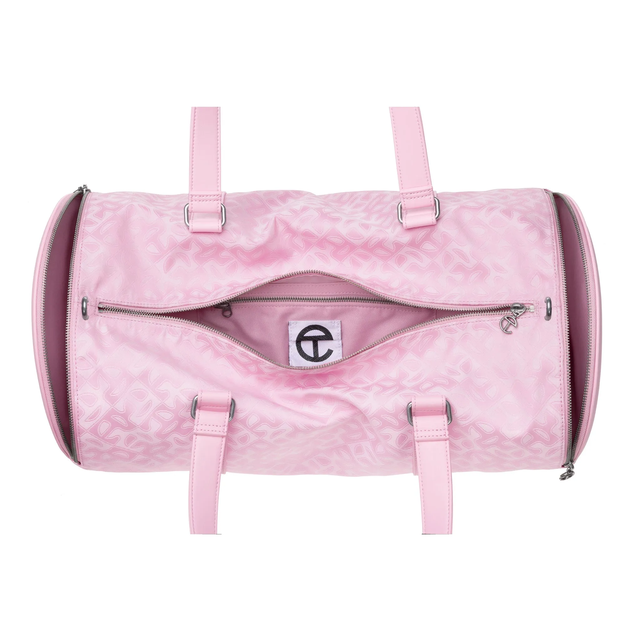 Large Jacquard Telfar Duffle - Bubblegum Monogram sold by Telfar product image thumbnail 4