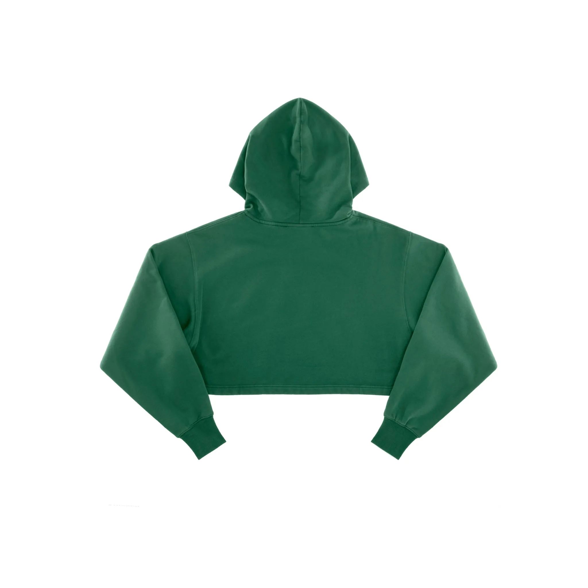 Crop Hoodie - Dark Green sold by Telfar product image thumbnail 3