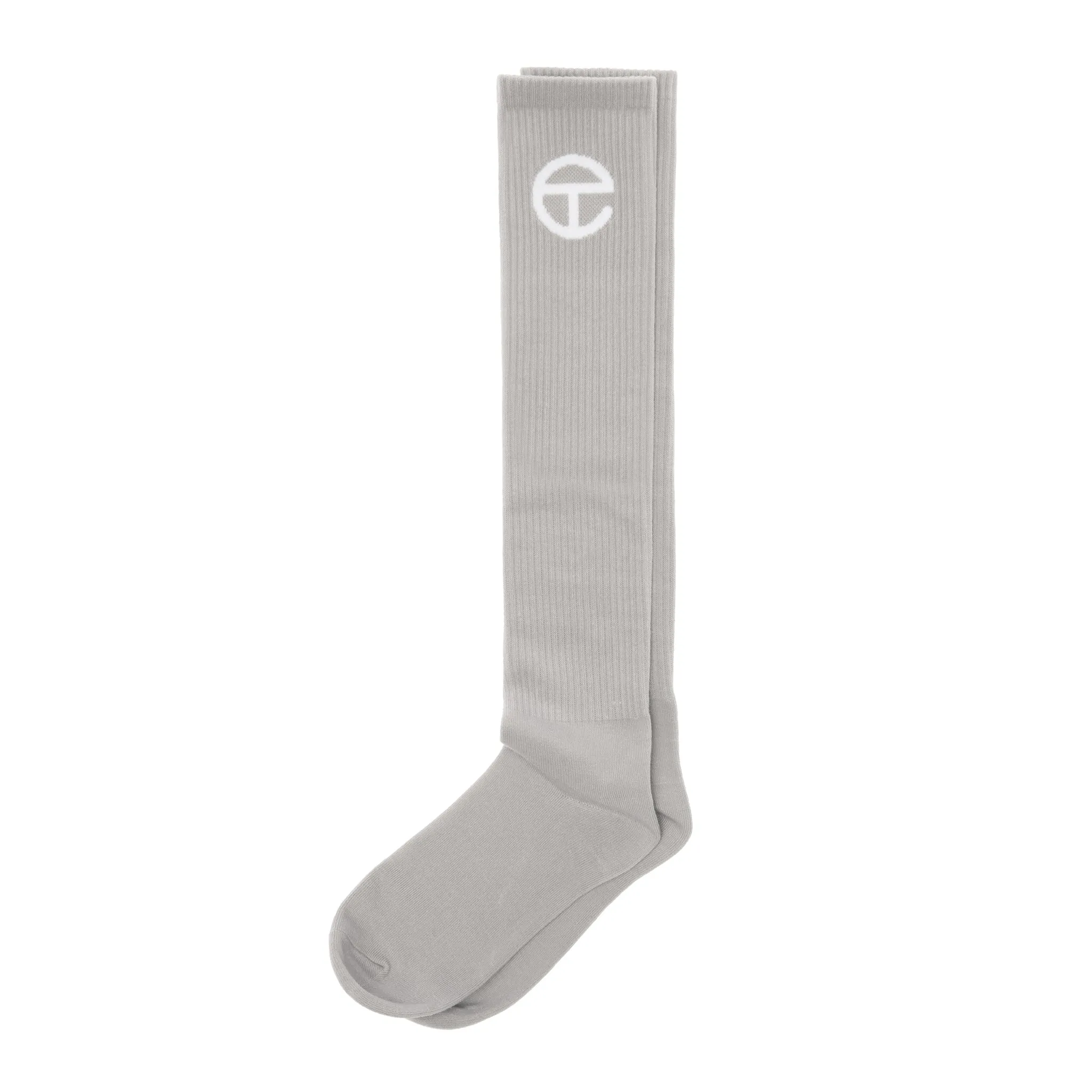Telfar Logo Socks - Grey sold by Telfar