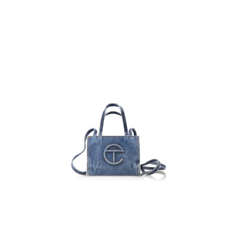 Small Denim Shopper - Blue sold by Telfar