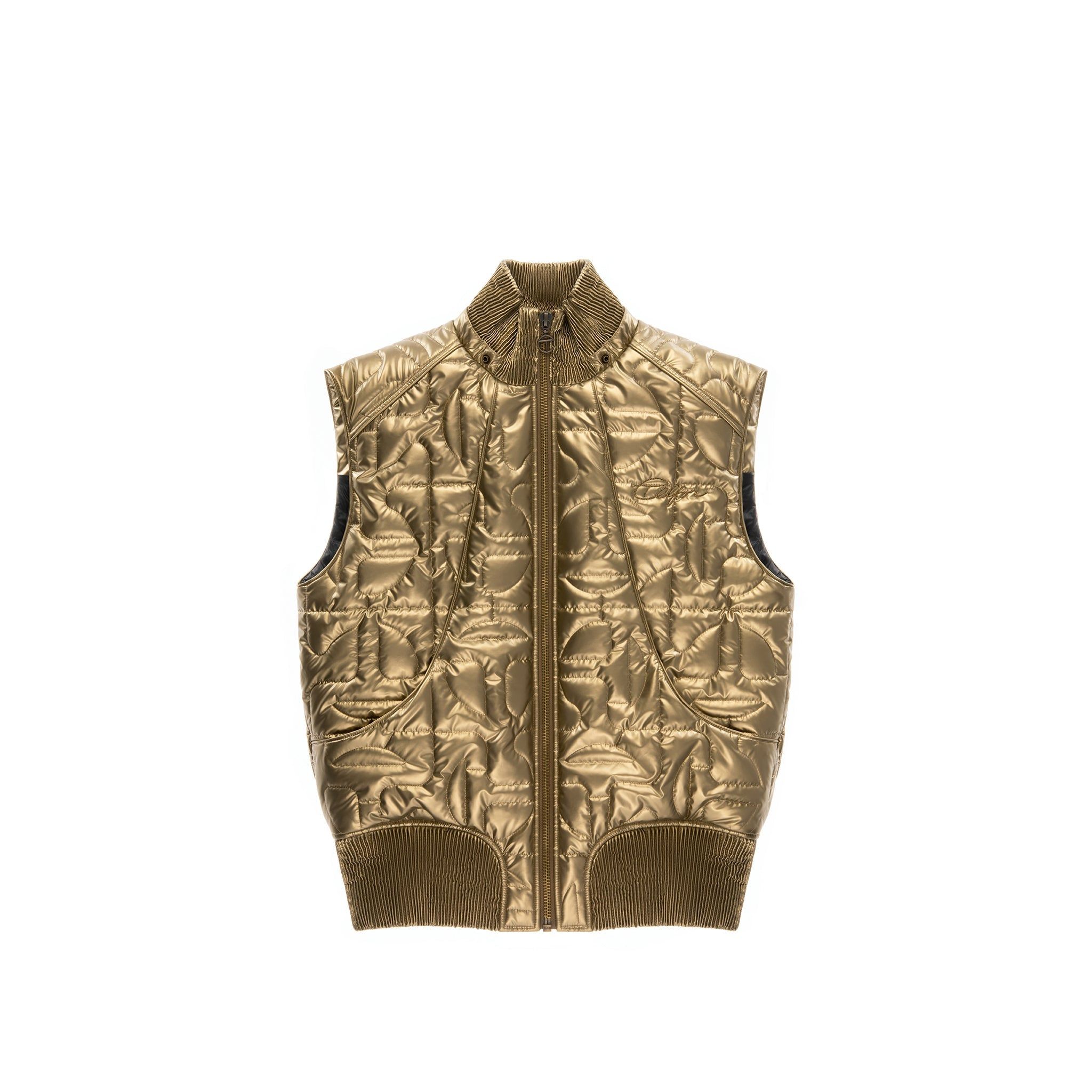 Moose Knuckles x Telfar Quilted Bomber Vest - Gold/Fox sold by Telfar product image thumbnail 3