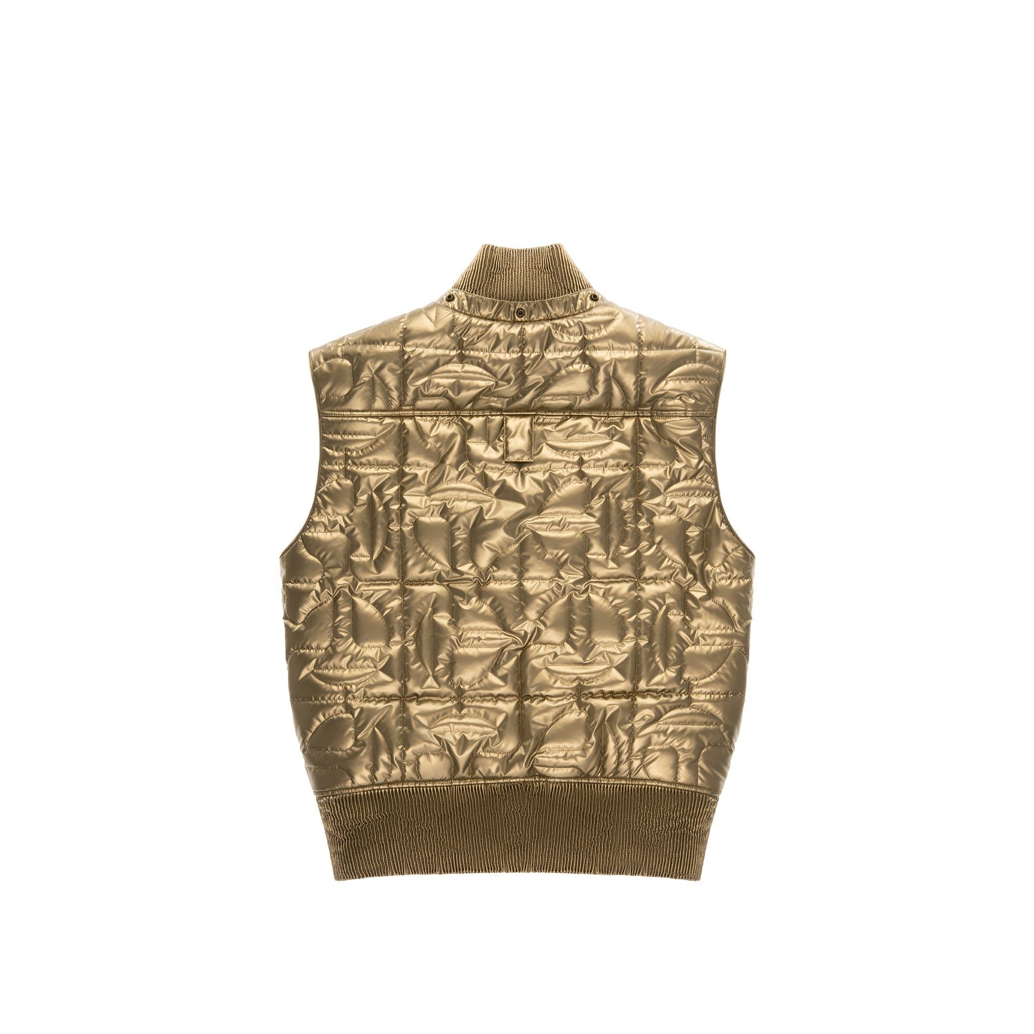 Moose Knuckles x Telfar Quilted Bomber Vest - Gold/Fox sold by Telfar product image thumbnail 4