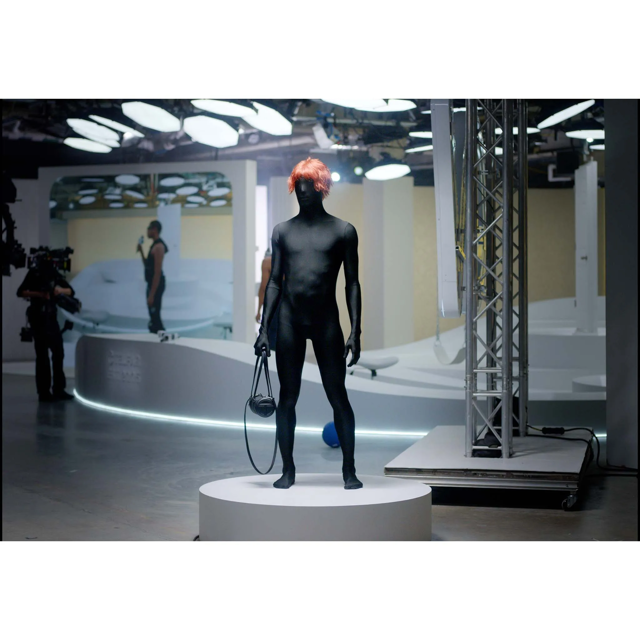 Small Jacquard Telfar Duffle - Cream Monogram sold by Telfar product image thumbnail 5