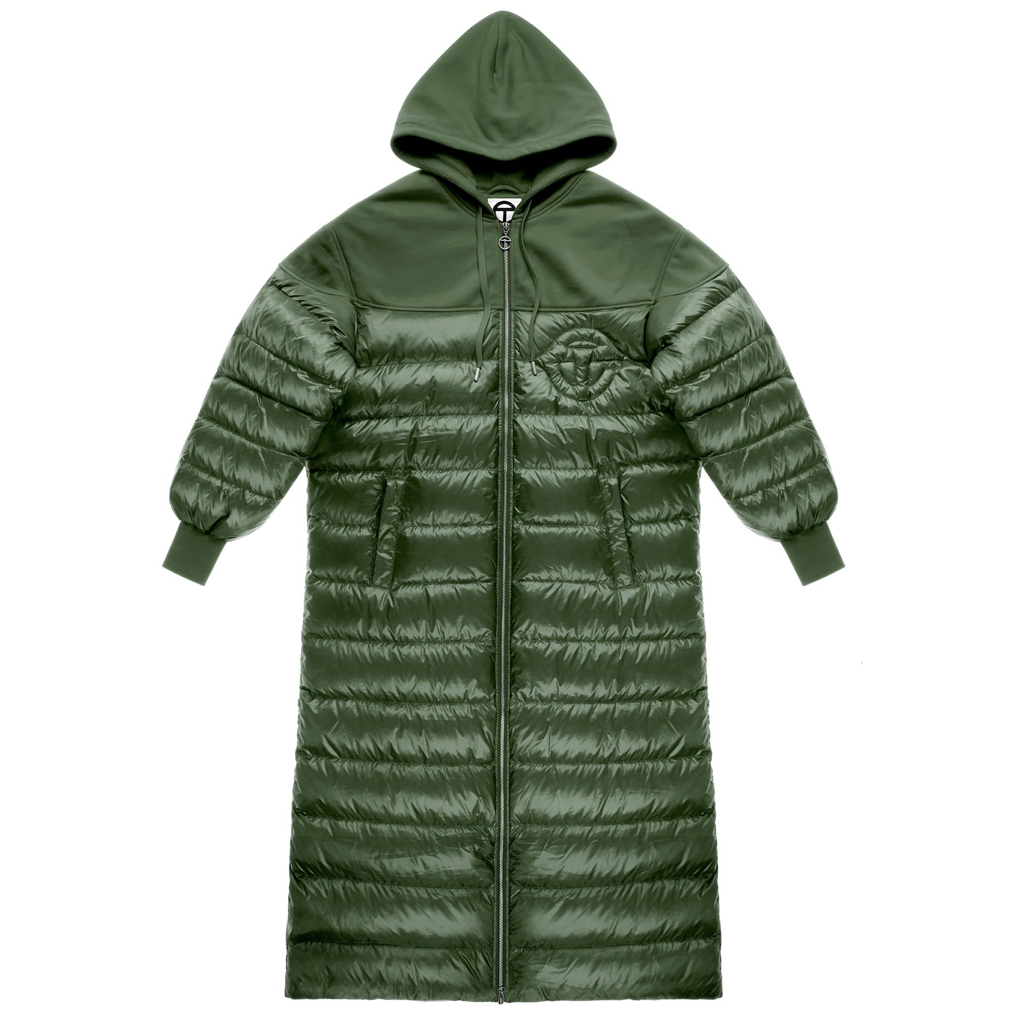 Puff Hoodie Coat - Green sold by Telfar