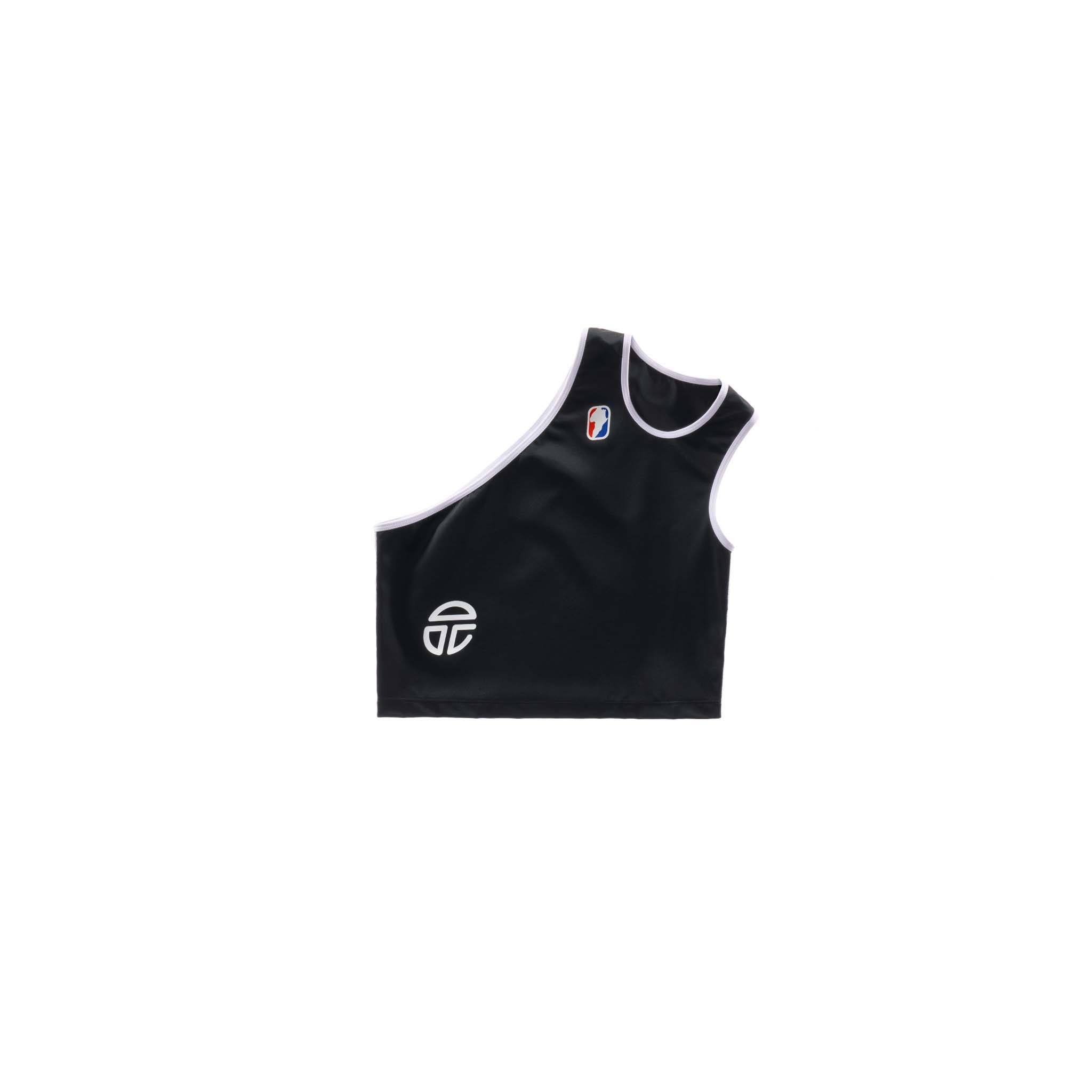 Crop Performance Half Tank - Black sold by Telfar
