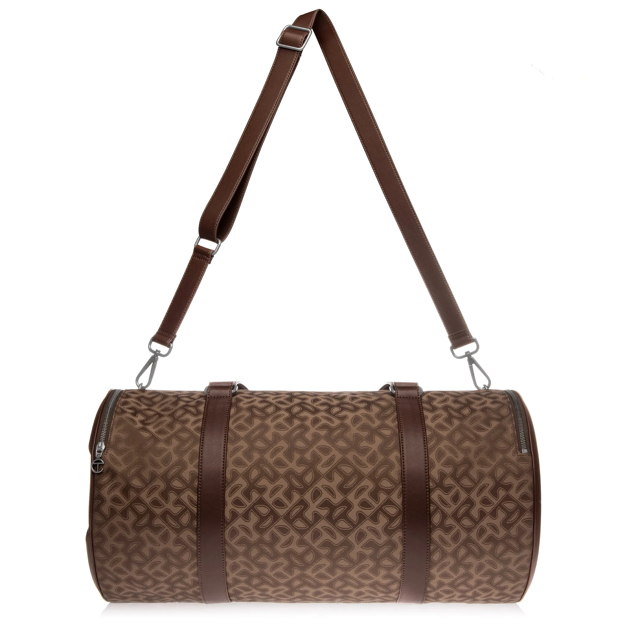 Large Jacquard Telfar Duffle - Chocolate Monogram sold by Telfar product image thumbnail 4