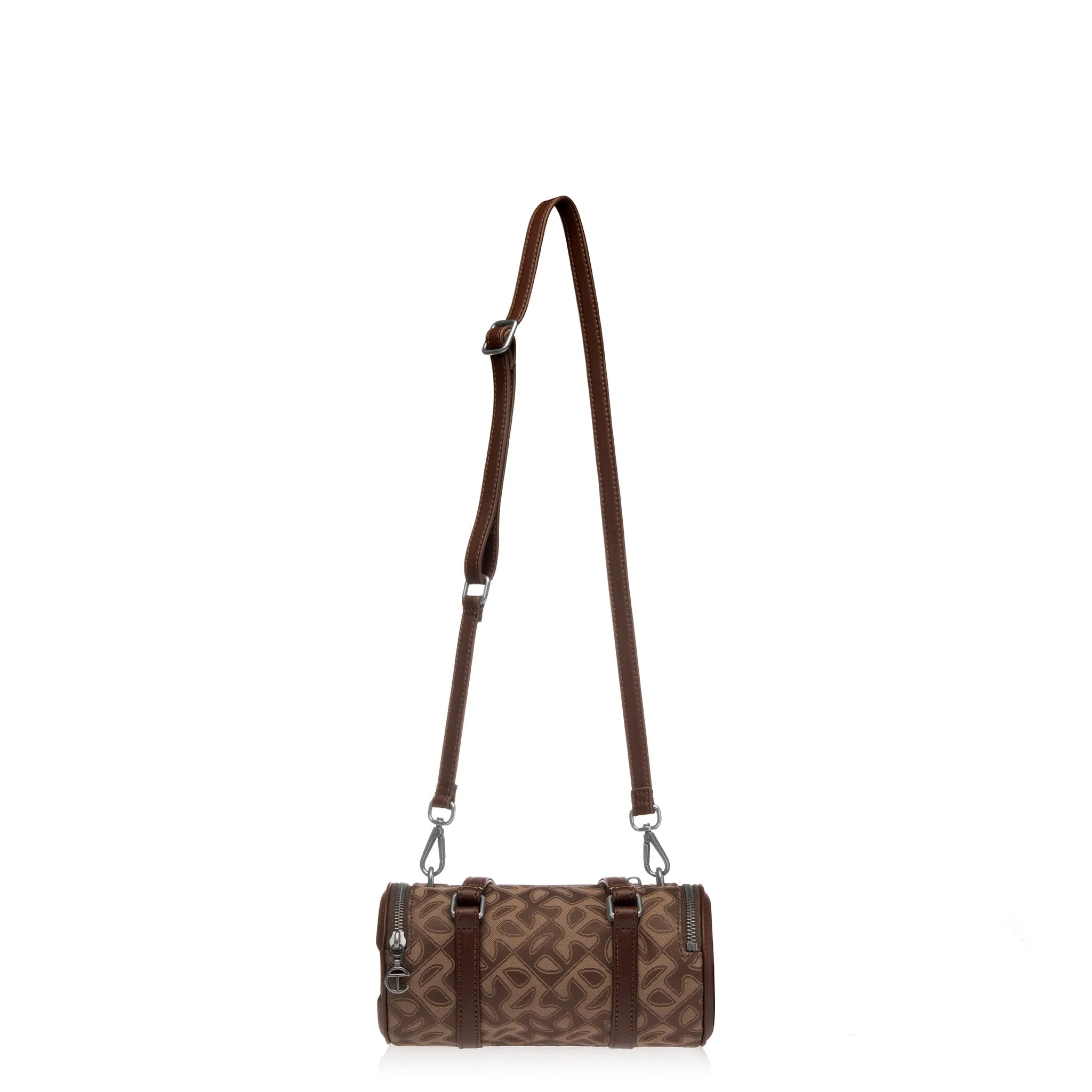 Small Jacquard Telfar Duffle - Chocolate Monogram sold by Telfar product image thumbnail 4