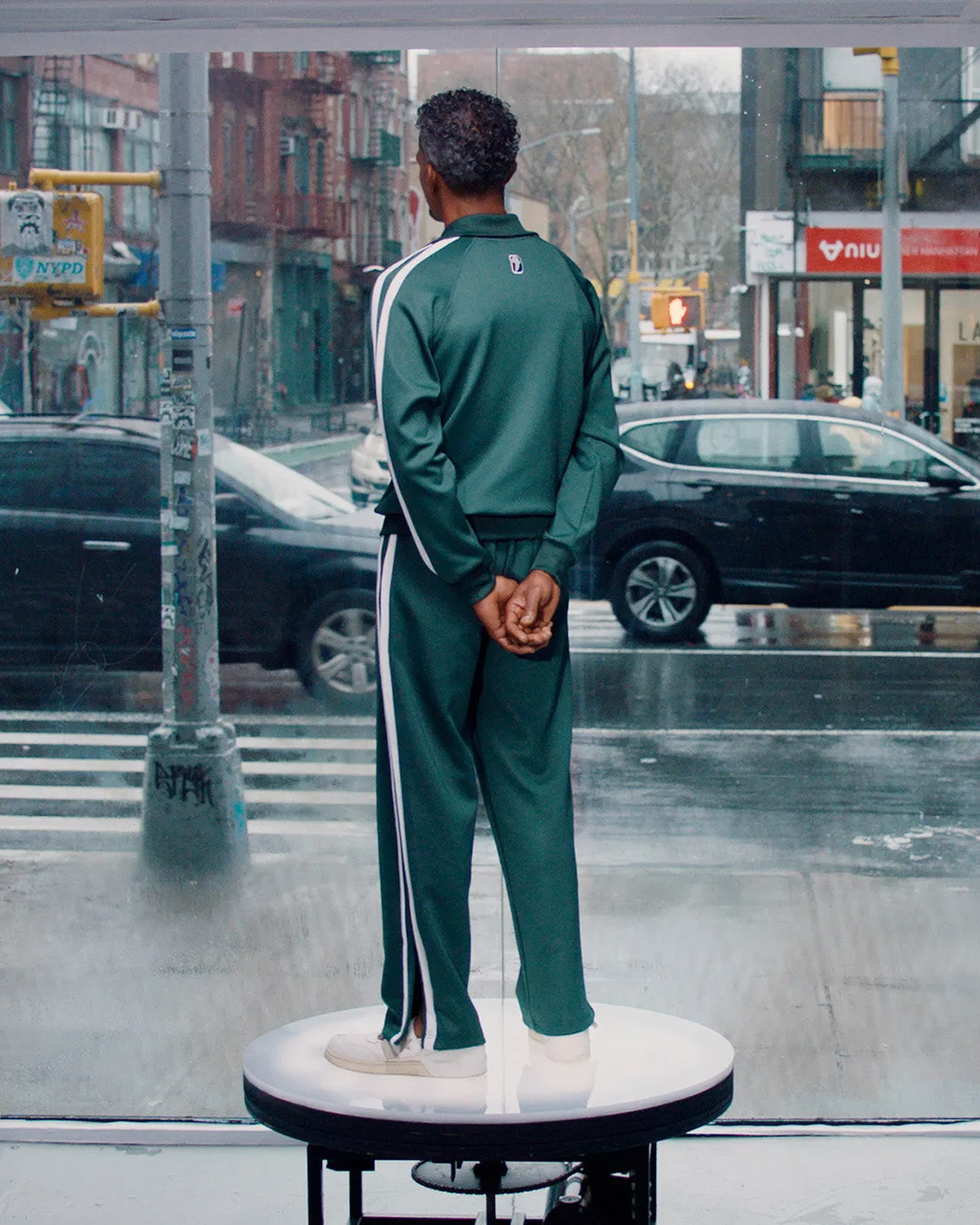 Track Jacket - Dark Olive sold by Telfar product image thumbnail 4