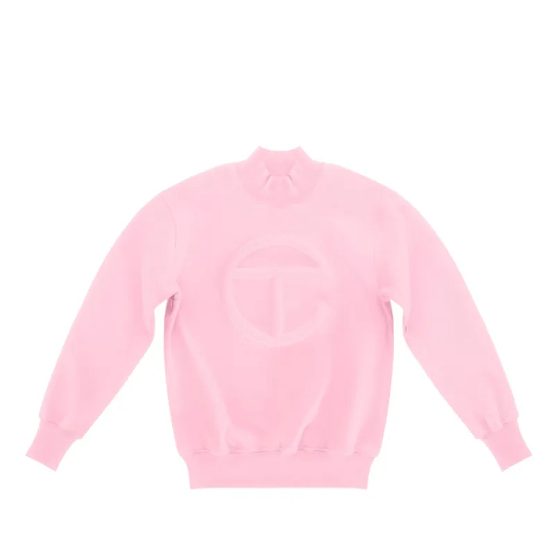 Embossed Mockneck - Bubblegum made by Telfar