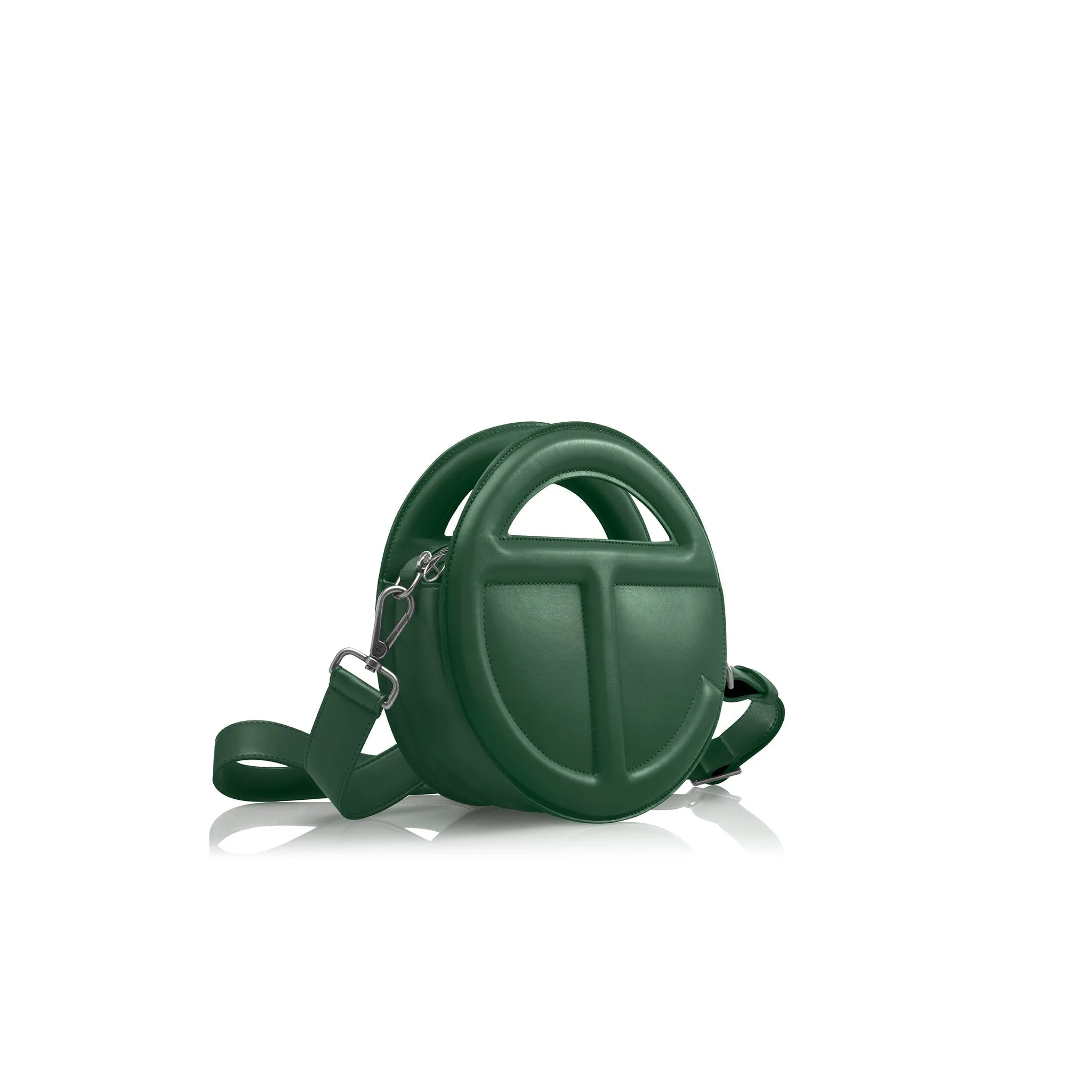 Round Telfar Circle Bag - Dark Olive sold by Telfar