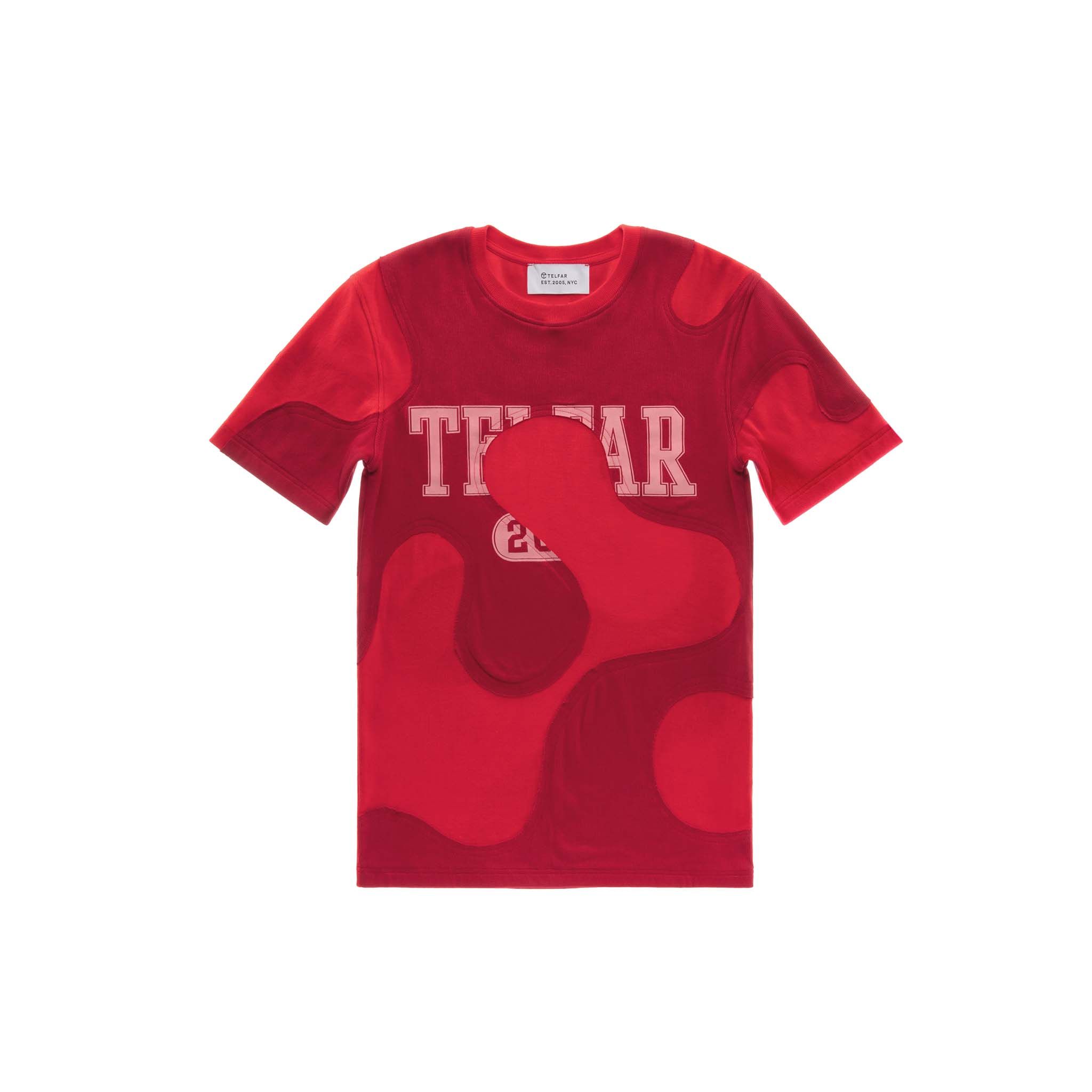 Camo T-shirt - Red sold by Telfar