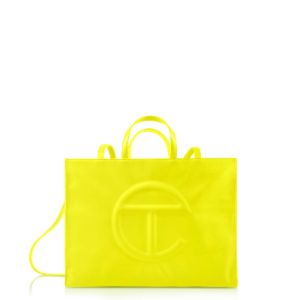 Large Shopping Bag - Highlighter Yellow sold by Telfar