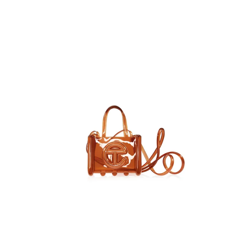 Melissa x Telfar Small Jelly Shopper - Clear Brown sold by Telfar