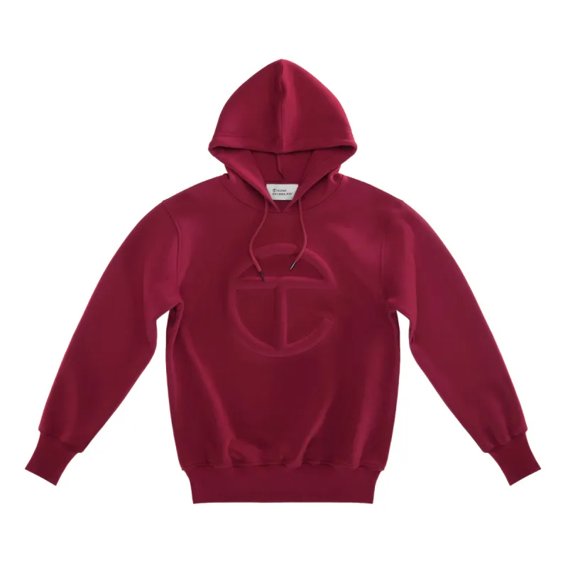 Embossed Hoodie - Oxblood sold by Telfar