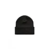 Embroidered Beanie - Black/Black sold by Telfar