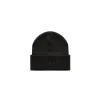 Embroidered Beanie - Black/Black sold by Telfar