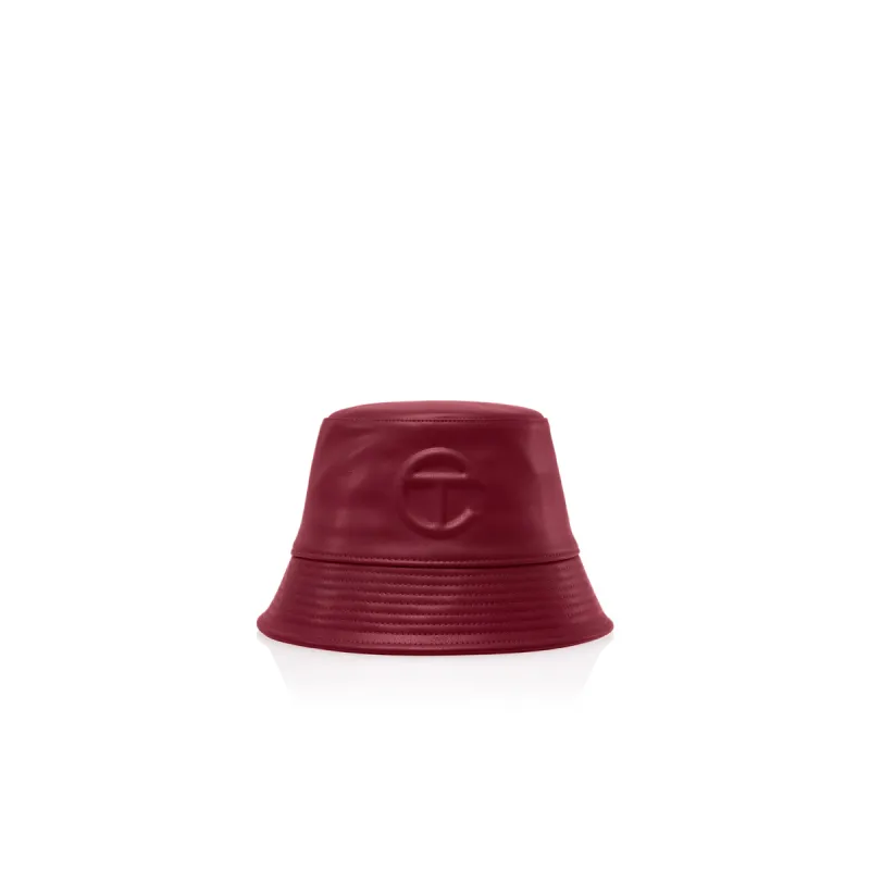 Telfar Bucket Hat - Oxblood sold by Telfar