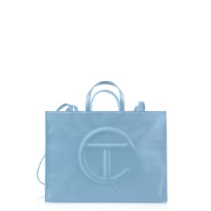 Large Shopping Bag - Pool Blue sold by Telfar