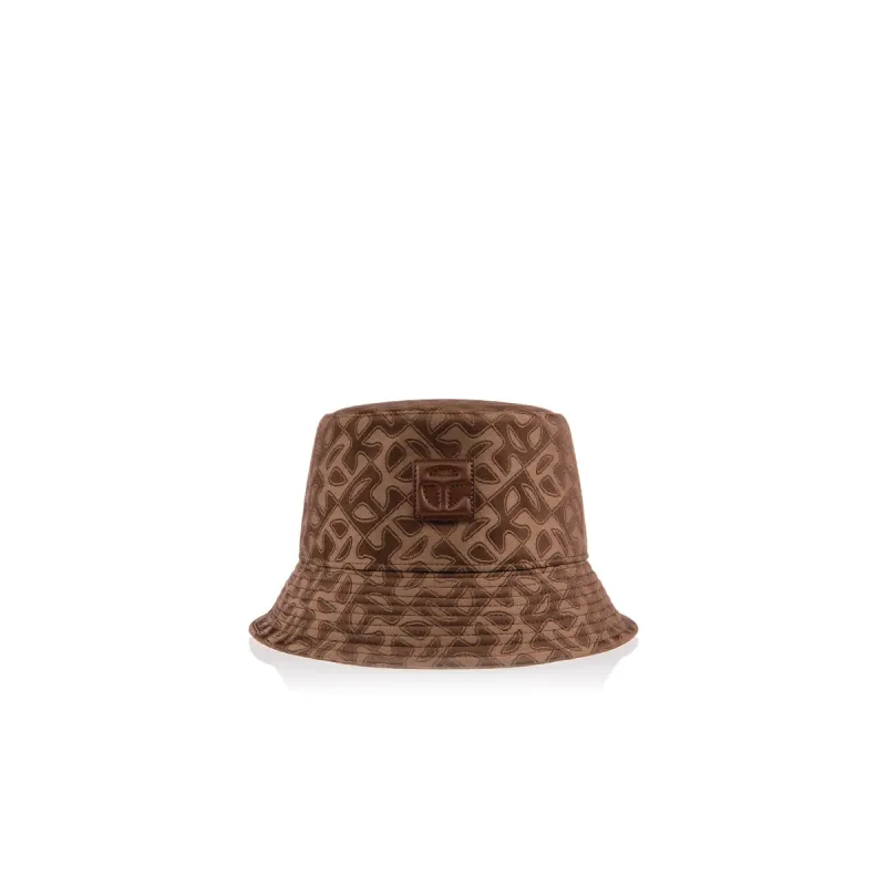 Jacquard Bucket Hat - Chocolate Monogram made by Telfar