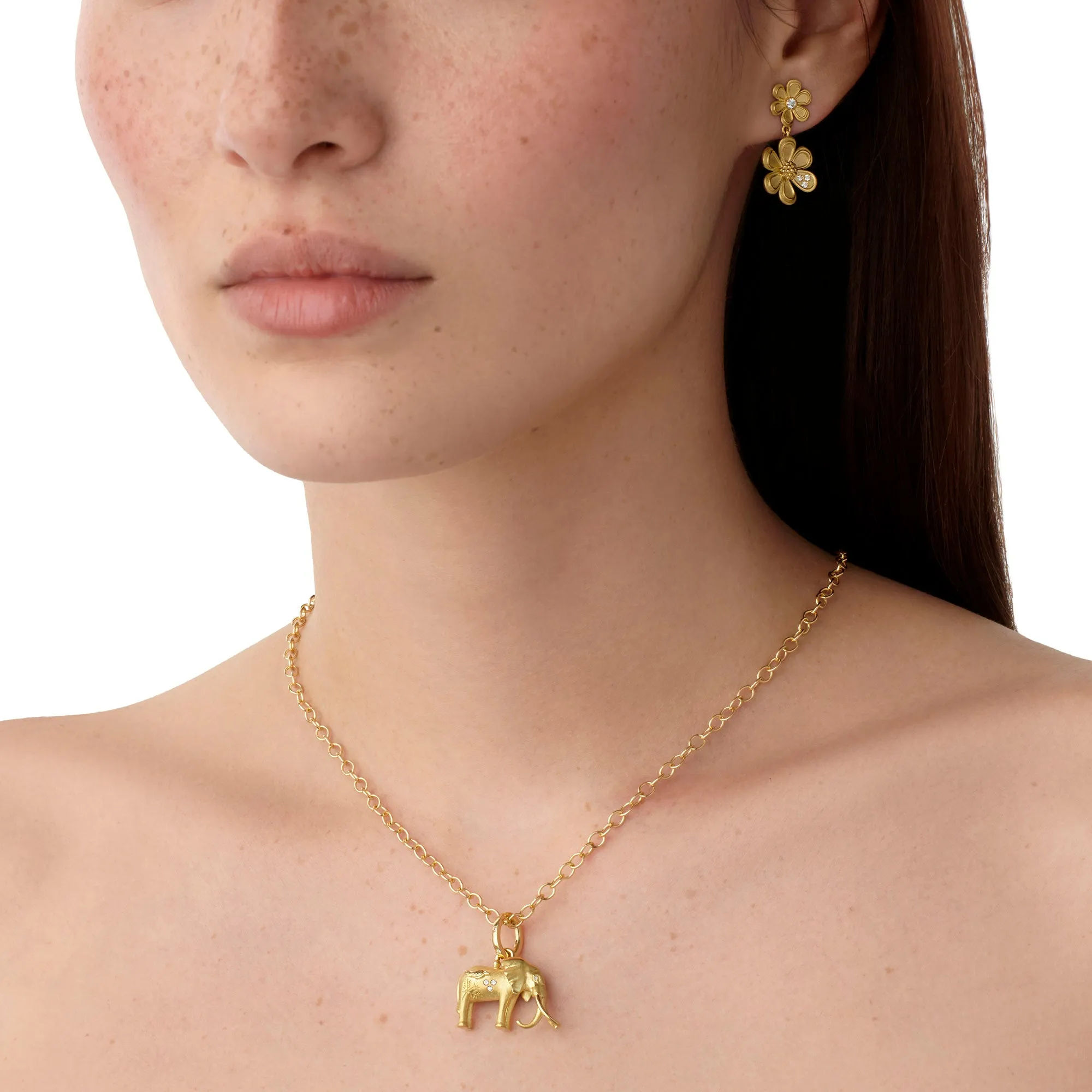 18K Tembo Elephant Pendant sold by TEMPLE ST CLAIR product image thumbnail 2