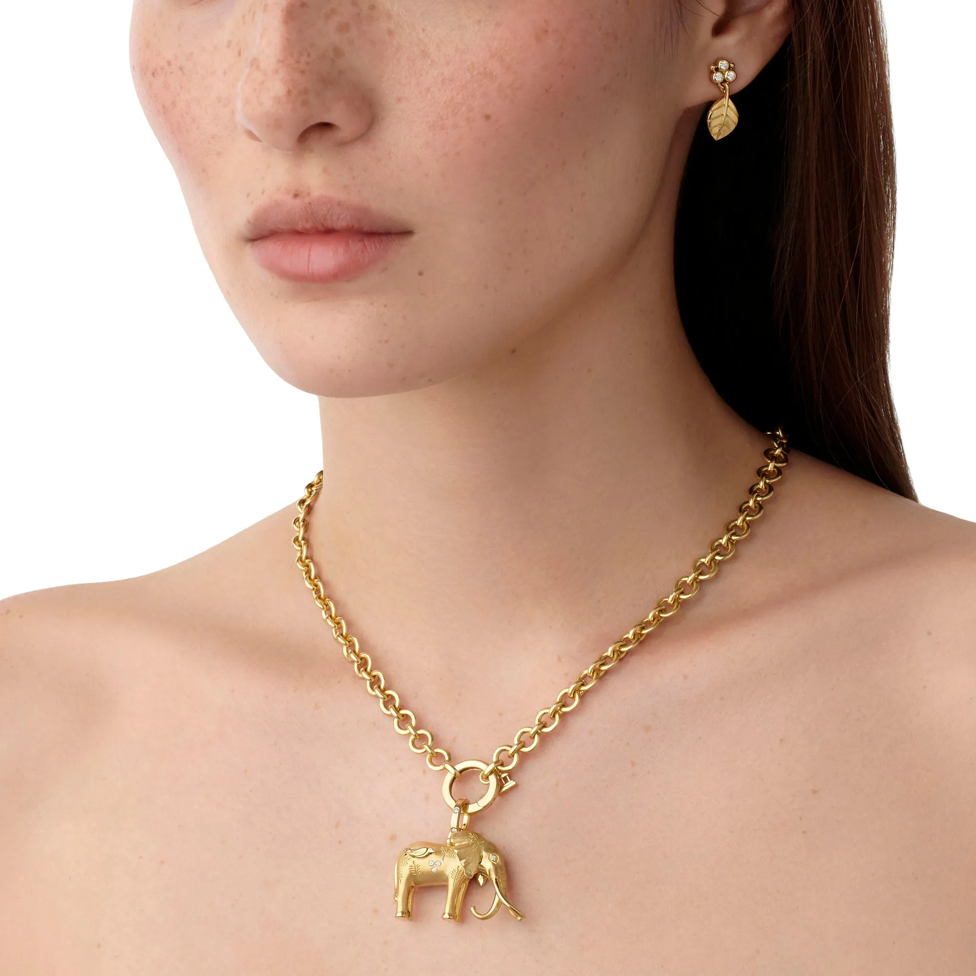 18K Tembo Elephant Pendant sold by TEMPLE ST CLAIR product image thumbnail 4