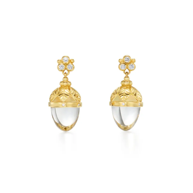 18K Arcadia Amulet Earrings made by TEMPLE ST CLAIR