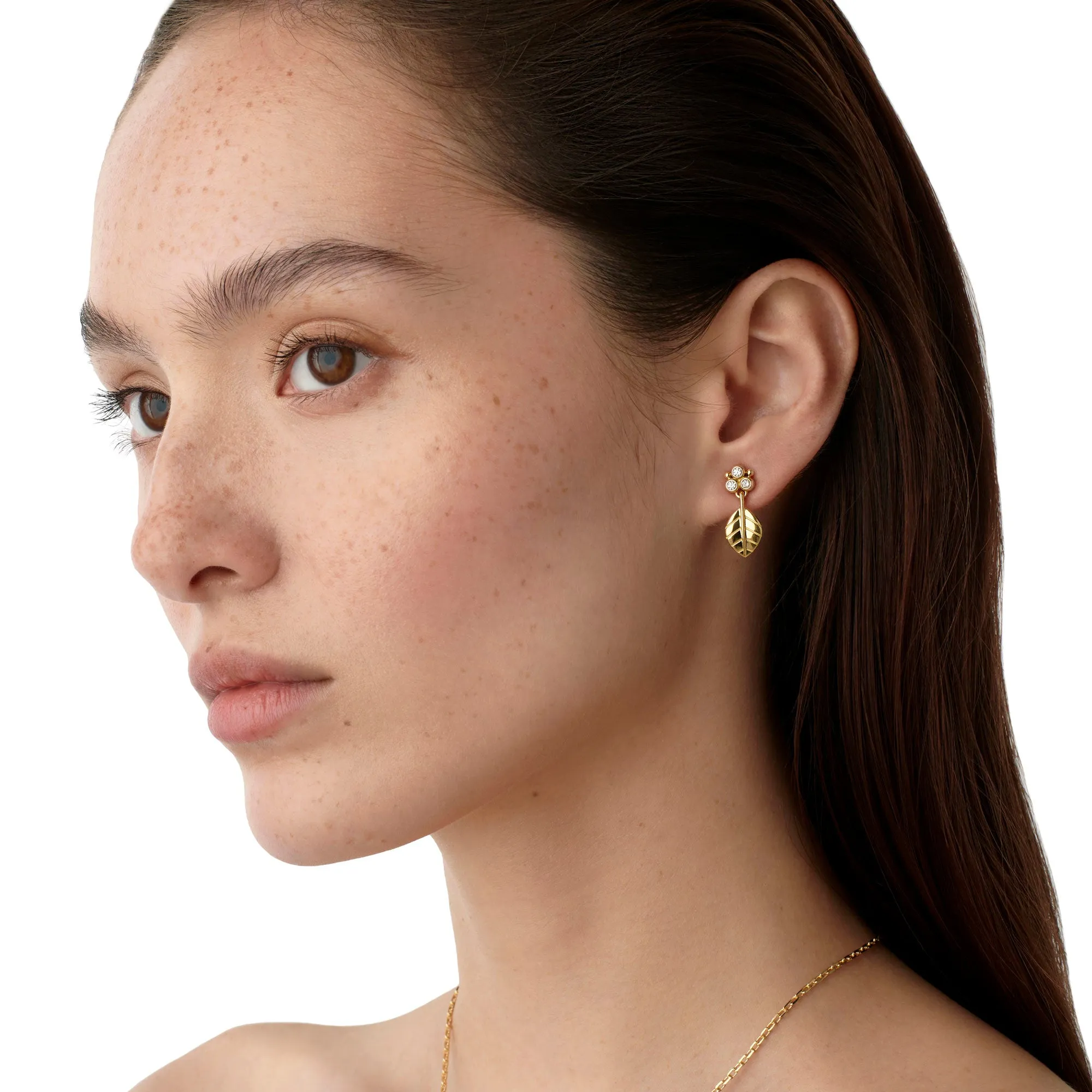 18K Arcadia Drop Earrings sold by TEMPLE ST CLAIR product image thumbnail 2