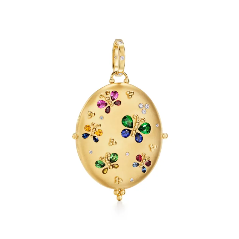 18K Precious Flutter Locket sold by TEMPLE ST CLAIR