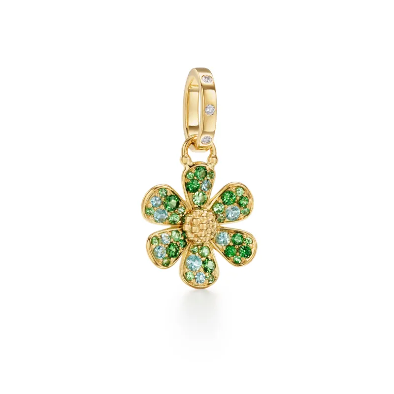 18K Flower Power Paraiba Pendant sold by TEMPLE ST CLAIR