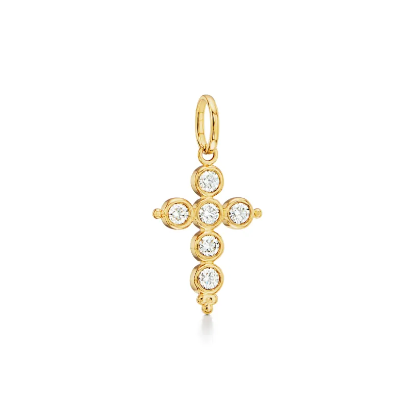 18K Classic Cross Pendant sold by TEMPLE ST CLAIR