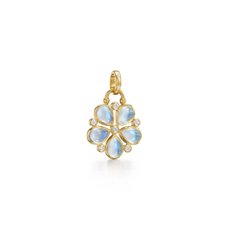 18K Luna Flower Pendant sold by TEMPLE ST CLAIR