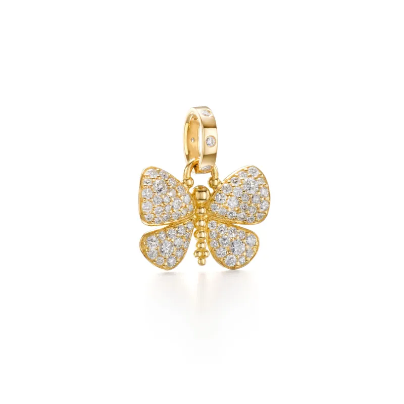 18K Snow Butterfly Pendant sold by TEMPLE ST CLAIR
