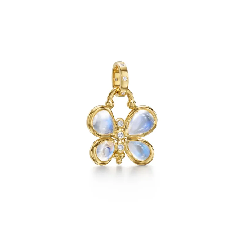 18K Luna Butterfly Pendant sold by TEMPLE ST CLAIR