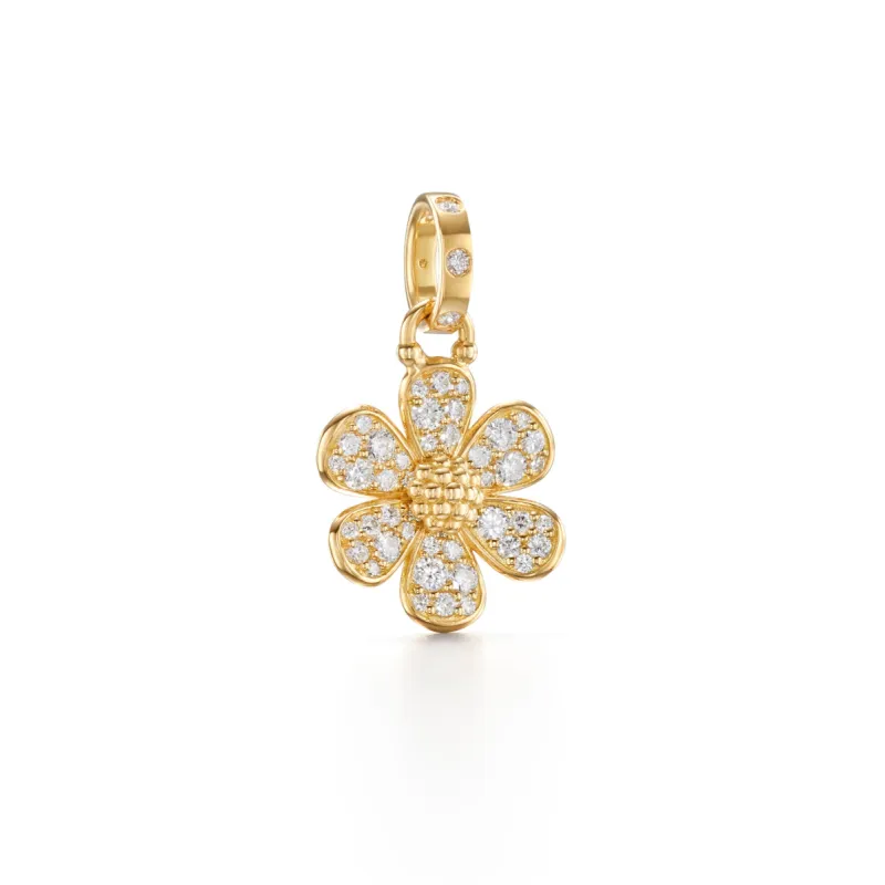 18K Snow Flower Pendant sold by TEMPLE ST CLAIR