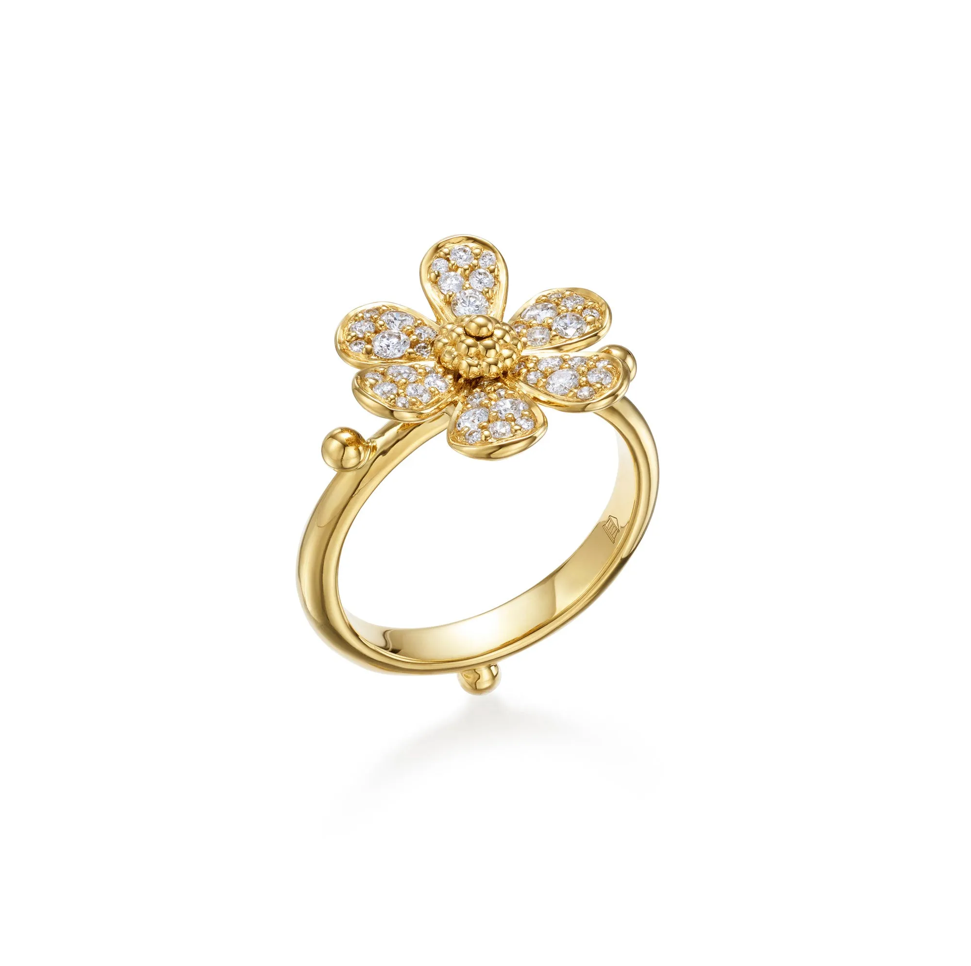 18K Snow Flower Ring sold by TEMPLE ST CLAIR
