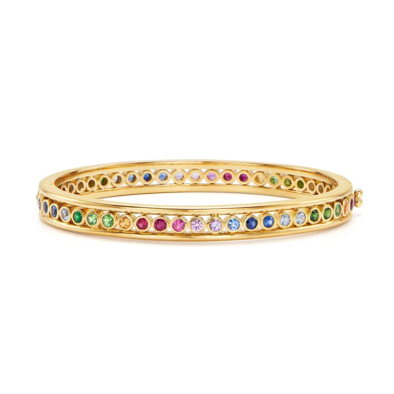 18K Rainbow Eternity Bracelet sold by TEMPLE ST CLAIR