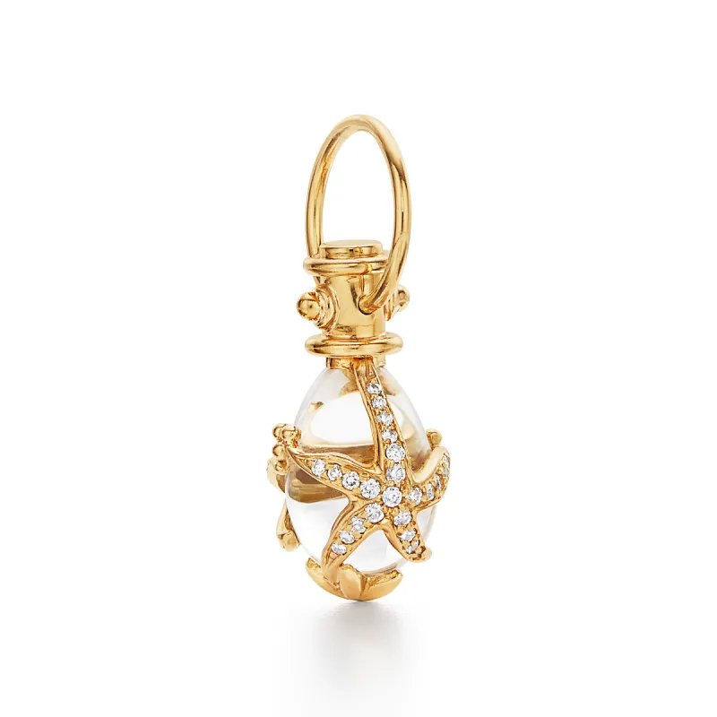 18K Diamond Sea Star Amulet sold by TEMPLE ST CLAIR