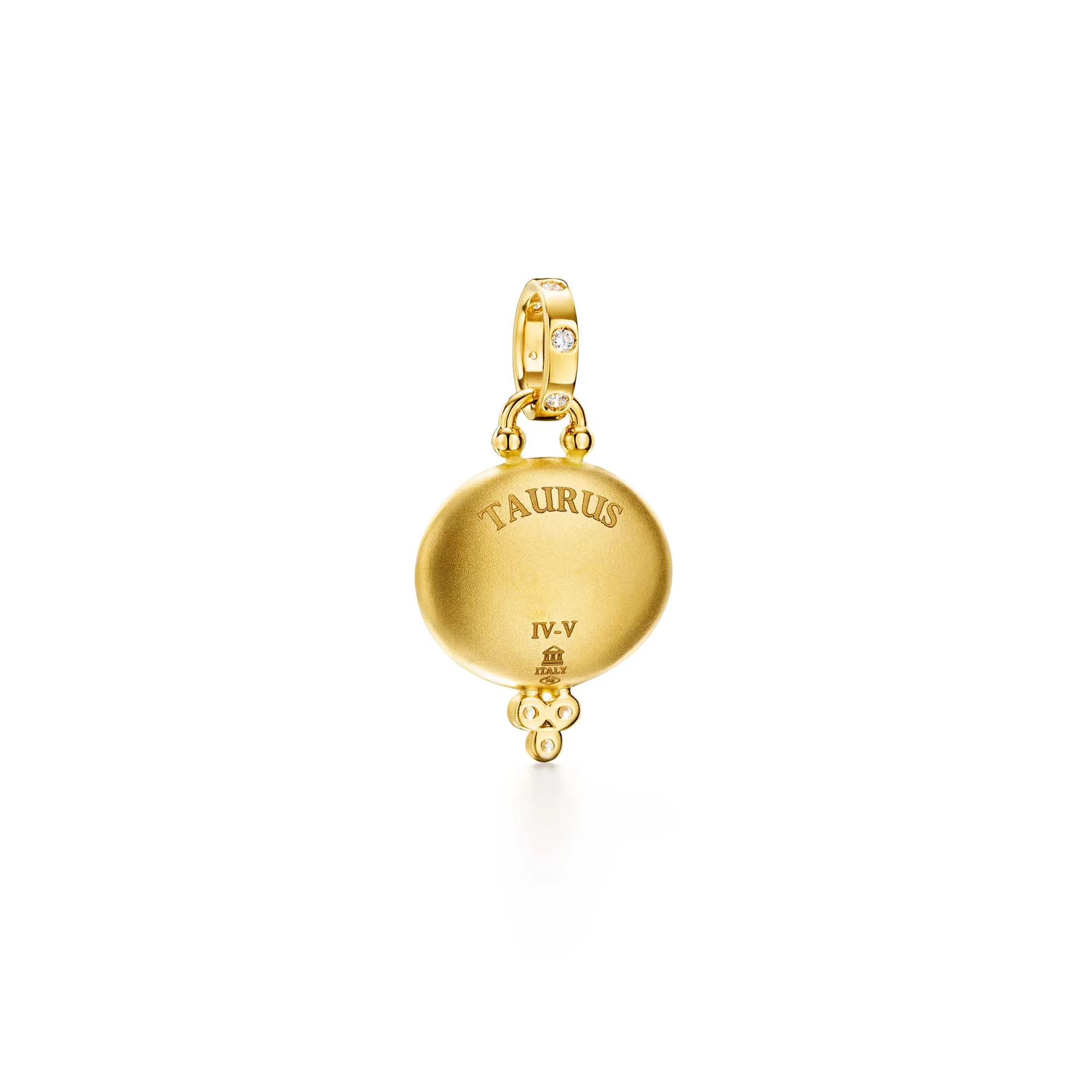 18K Taurus Pendant sold by TEMPLE ST CLAIR product image thumbnail 2