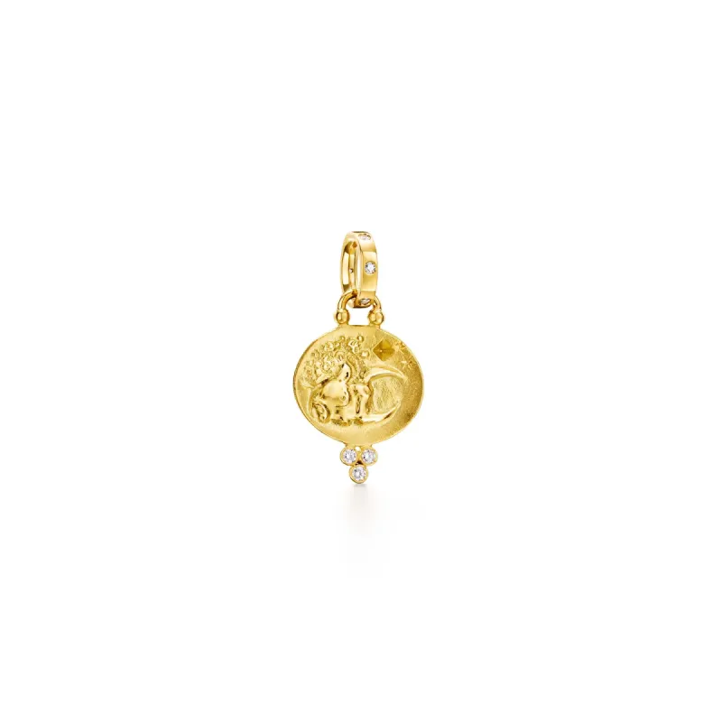 18K Taurus Pendant sold by TEMPLE ST CLAIR