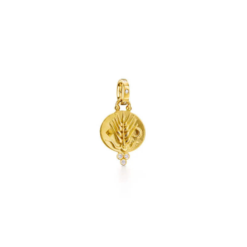 18K Virgo Pendant sold by TEMPLE ST CLAIR