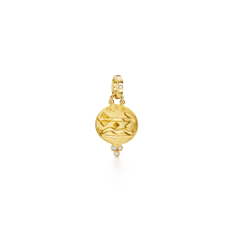 18K Sagittarius Pendant sold by TEMPLE ST CLAIR