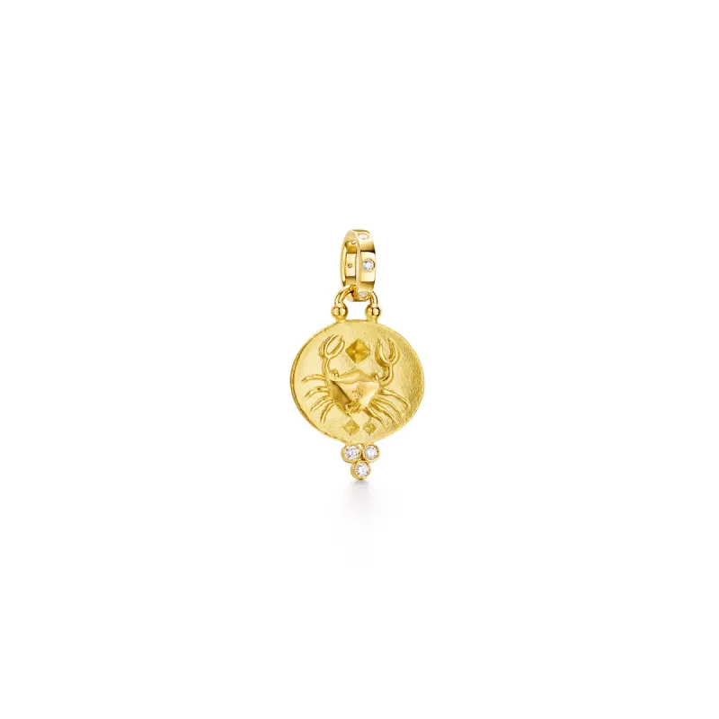 18K Cancer Pendant sold by TEMPLE ST CLAIR